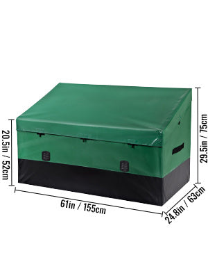 SucceBuy Waterproof Outdoor Storage Box For Patio And Garden