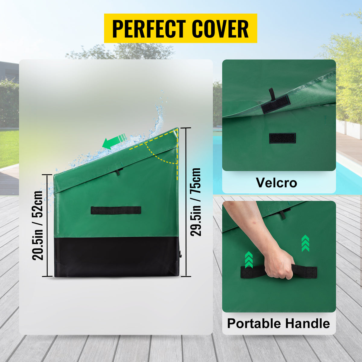 SucceBuy Waterproof Outdoor Storage Box For Patio And Garden