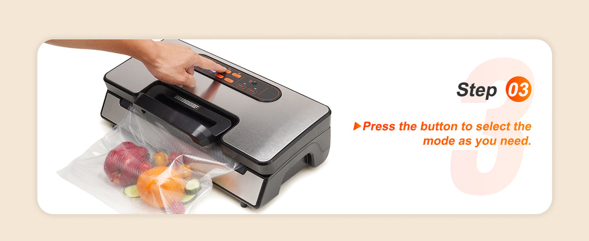 SucceBuy Vacuum Sealer Machine For Food Packaging And Kitchen Use