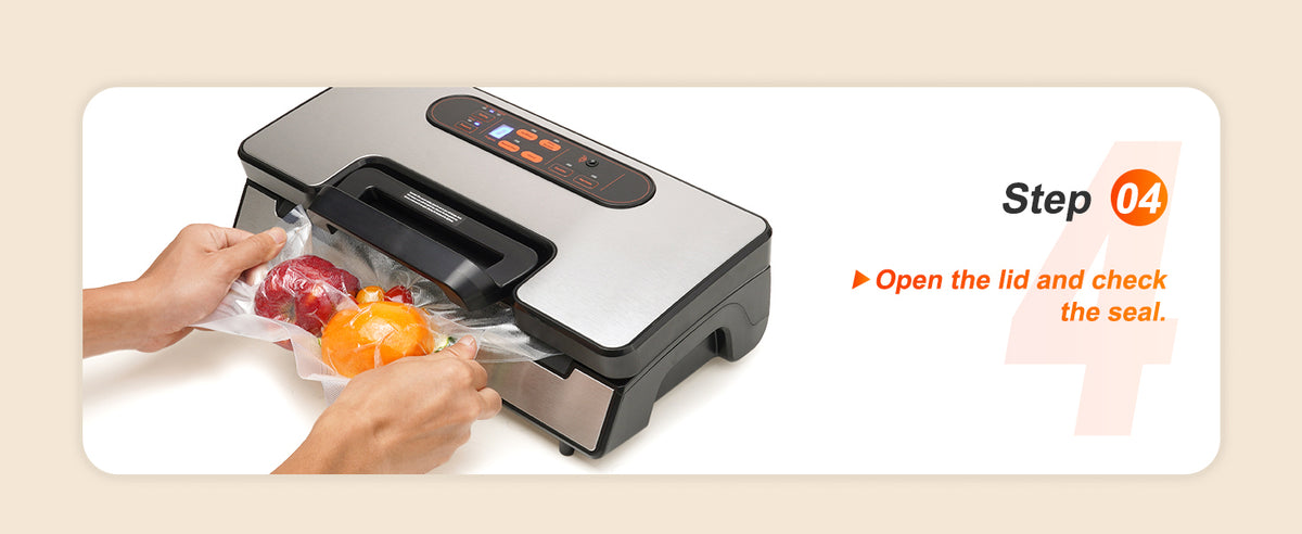 SucceBuy Vacuum Sealer Machine For Food Packaging And Kitchen Use